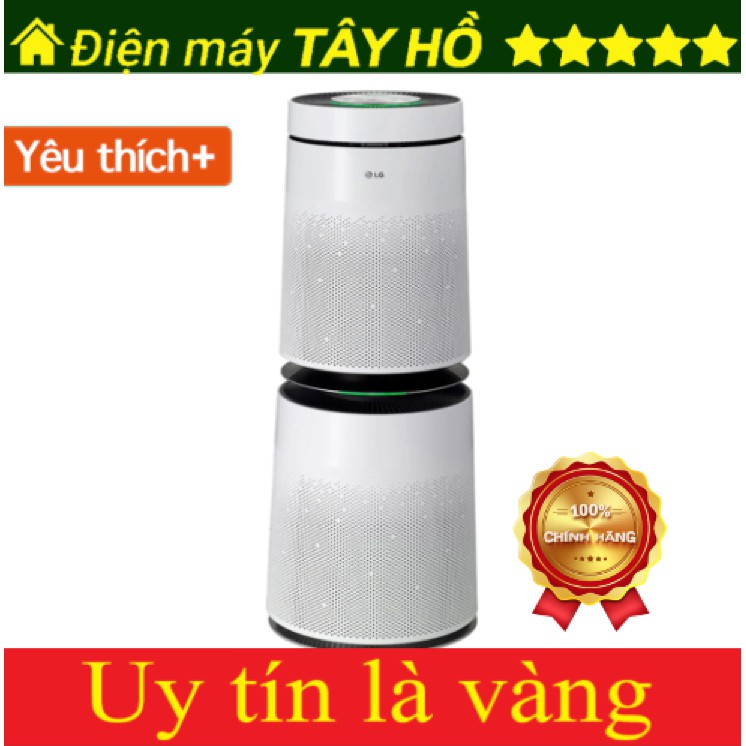 [AS10GDWH0.ABAE][GIAN HÀNG UY TÍN] [HÀNG CHÍNH HÃNG]Máy lọc không khí LG Puricare 2 tầng (SafePlus) AS10GDWH0.ABAE