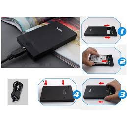 Box HDD 2.5'' SSK SHE085 Sata USB 3.0 5Gbps hỗ trợ ổ cứng lên đến 2TB- Chính Hãng 100%, Full Box | BigBuy360 - bigbuy360.vn