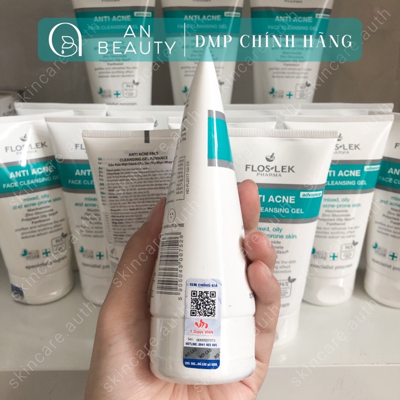 Sữa Rửa Mặt FLOSLEK Dành Cho Da Dầu, Mụn 125ml