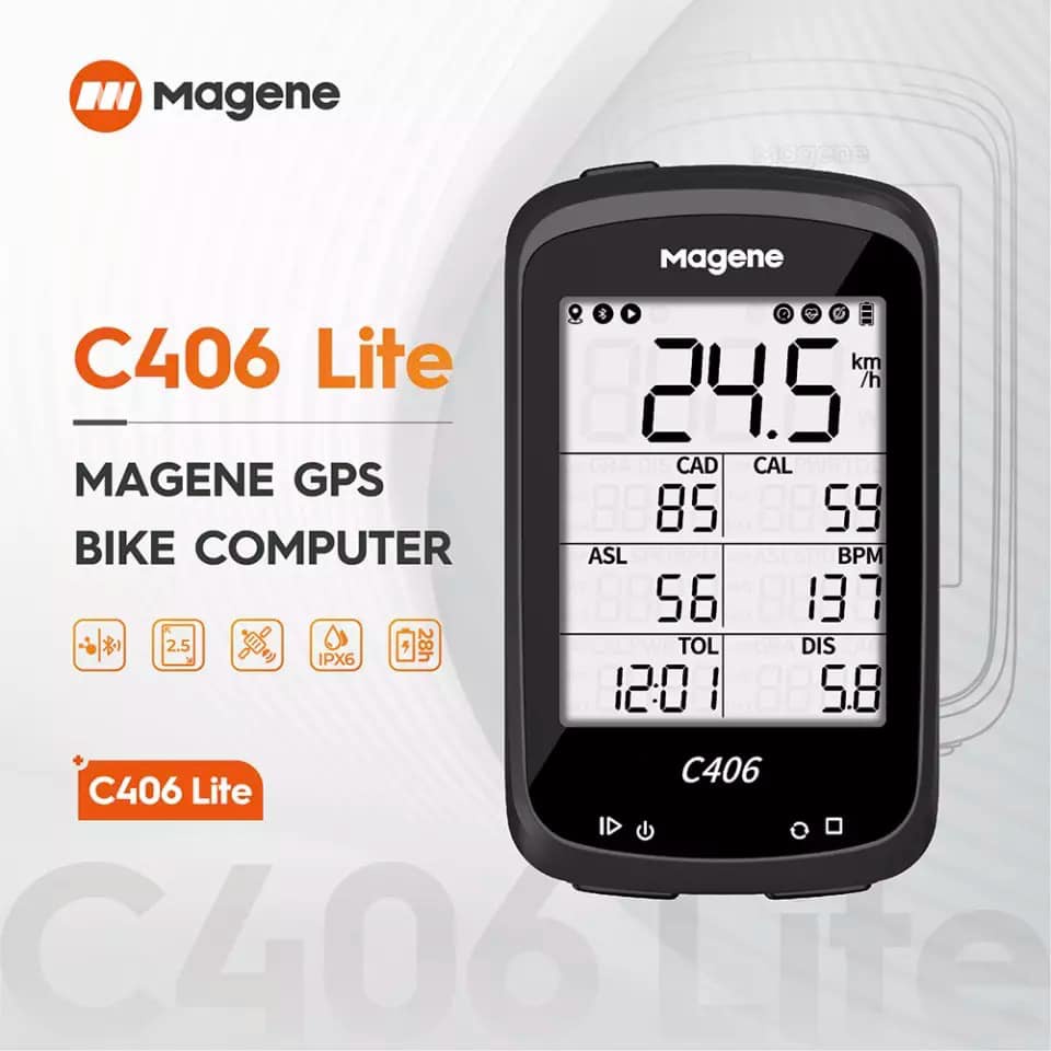 Đồng hồ GPS Magene C406 Không cần nam châm siêu khủng
