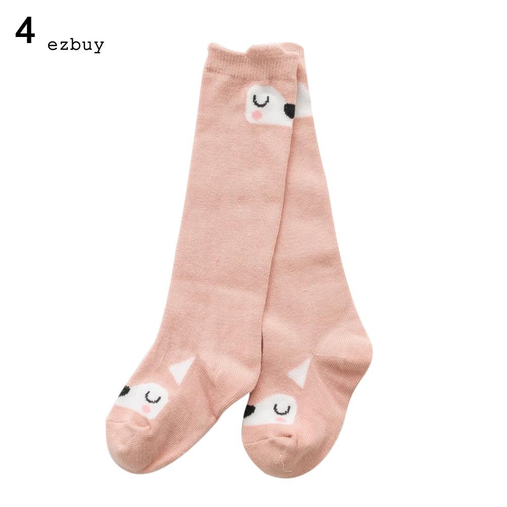 Vớ cotton cao cổ họa tiết động vật đáng yêu cho các bé