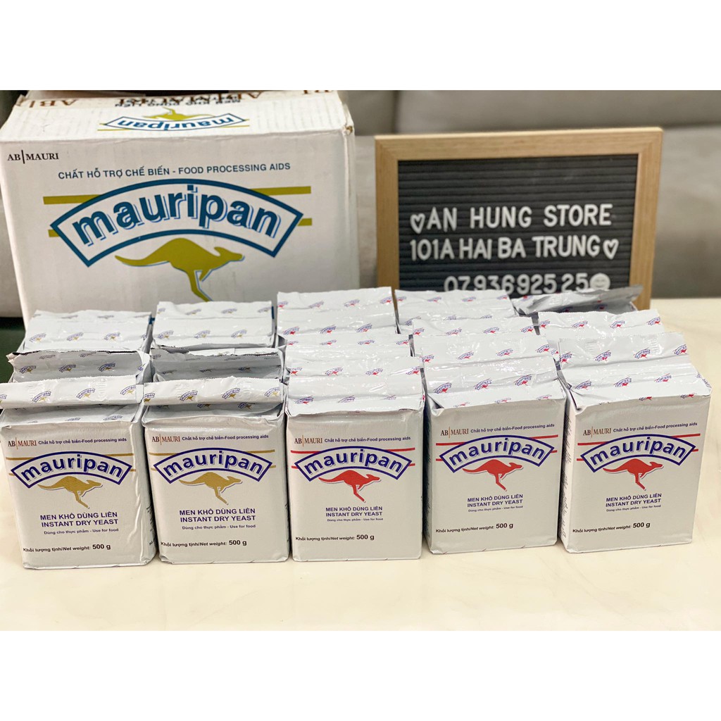 MEN MAURI 500gr DÙNG LÀM BÁNH MÌ