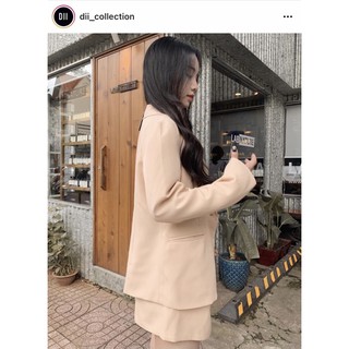Blazer màu nude freesize Dii 180k