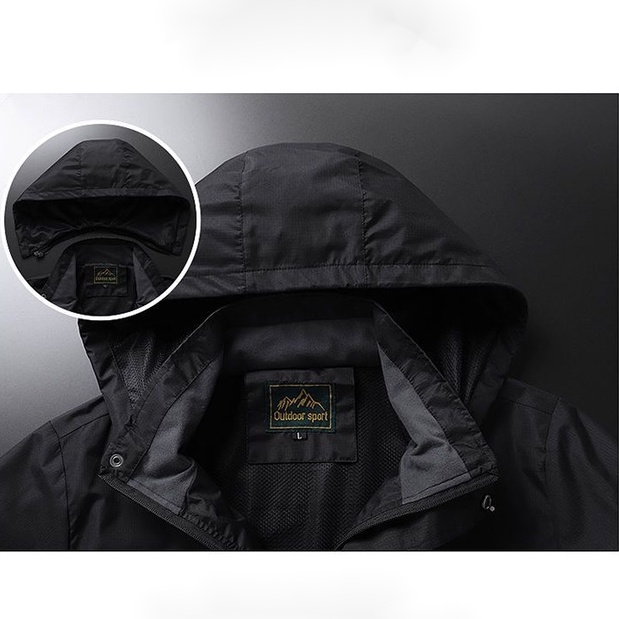 Áo Khoác TNF Chống Mưa / Gió Có Túi Thời Trang Cho Cặp Đôi