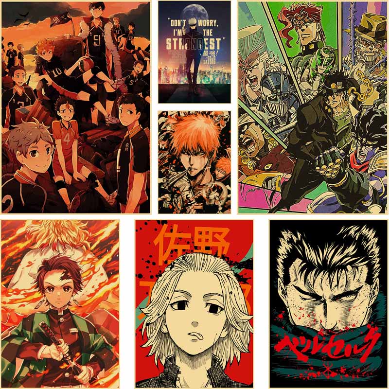 Poster Anime Tokyo Revengers Berserk Phong Cách Nhật Bản Treo Tường Trang  Trí | Shopee Việt Nam
