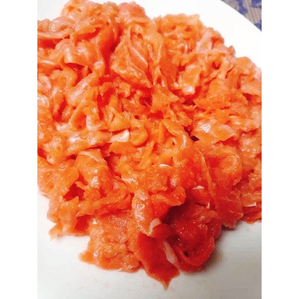 Vụn cá hồi Nauy tươi ngon chất lượng làm chà bông ruốc, nấu cháo cho bé 1kg