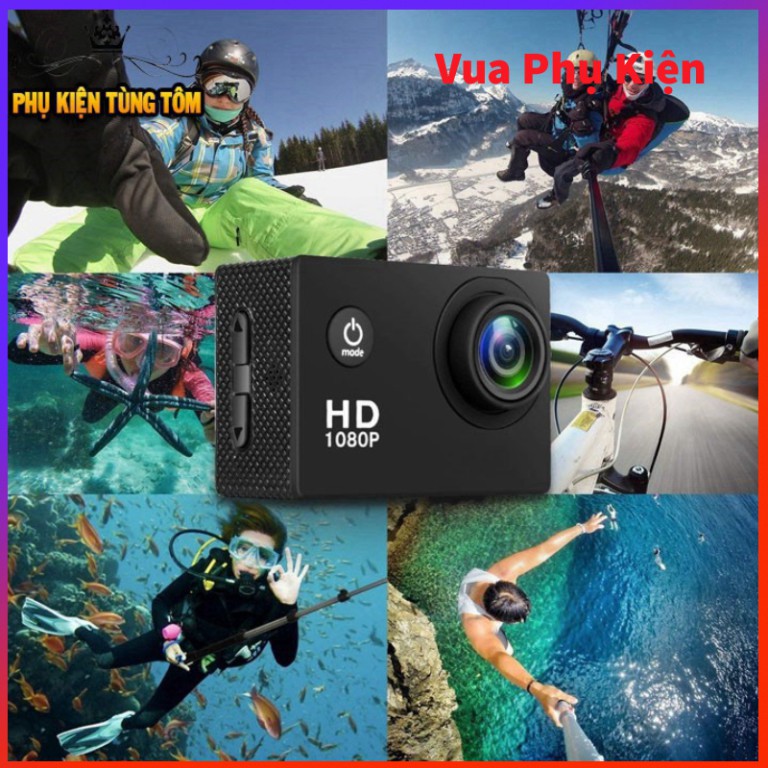 💥FREE SHIP 💥Camera hành trình xe máy Chống nước FULL HD 1080 Sport Cam A9 Full HD