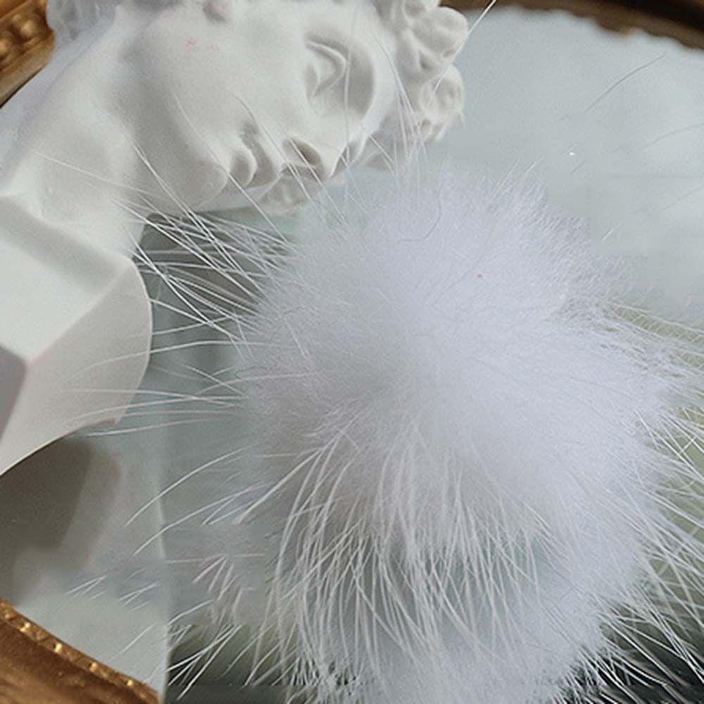 Phụ Kiện Quả Cầu Lông Xù Trang Trí Móng Tay Nghệ Thuật Tháo Rời Được DIY