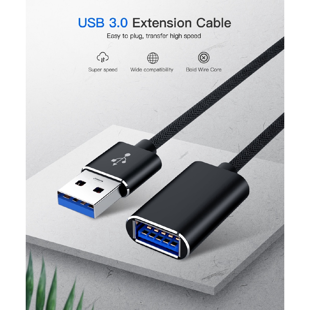 Dây cáp mở rộng USB 3.0 đồng bộ dữ liệu dành cho máy tính PC | BigBuy360 - bigbuy360.vn