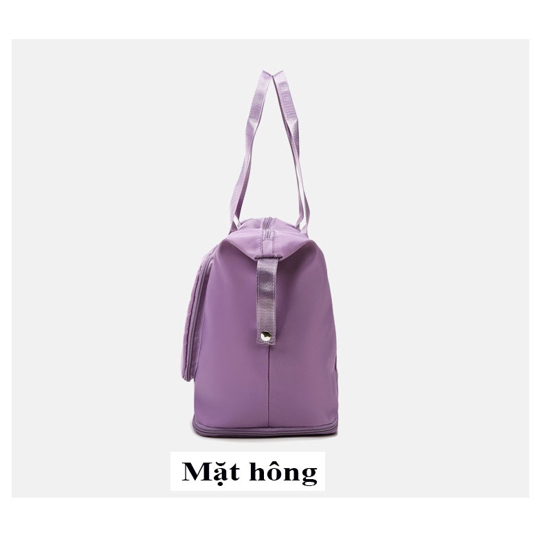 [Mâu siêu hot - Có thể mở rộng đáy] Túi xách du lịch thể thao nữ công suất lớn phong cách mới có thể gấp gọn thành bóp