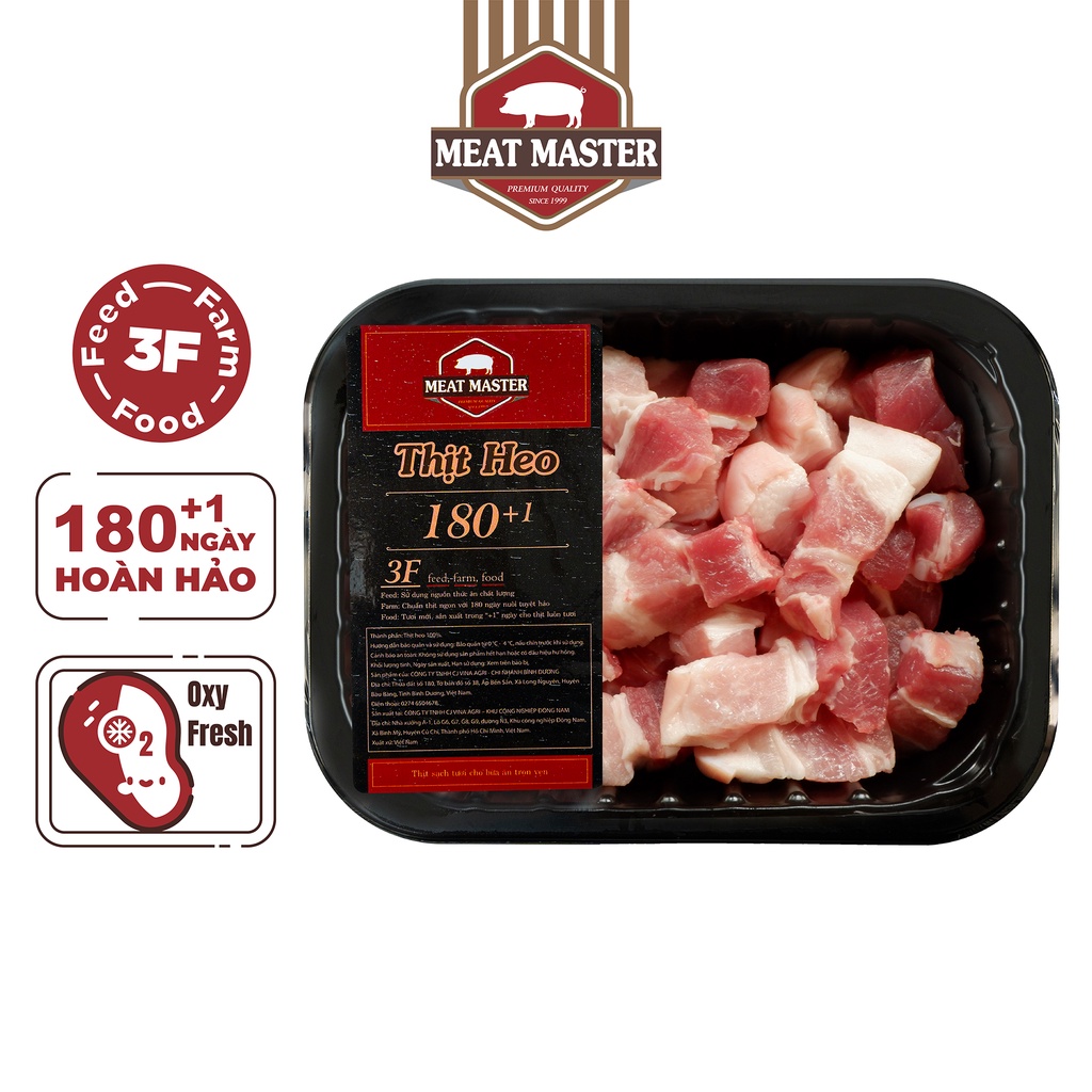 Thịt heo ba rọi đa năng Meat Master ( 400g)