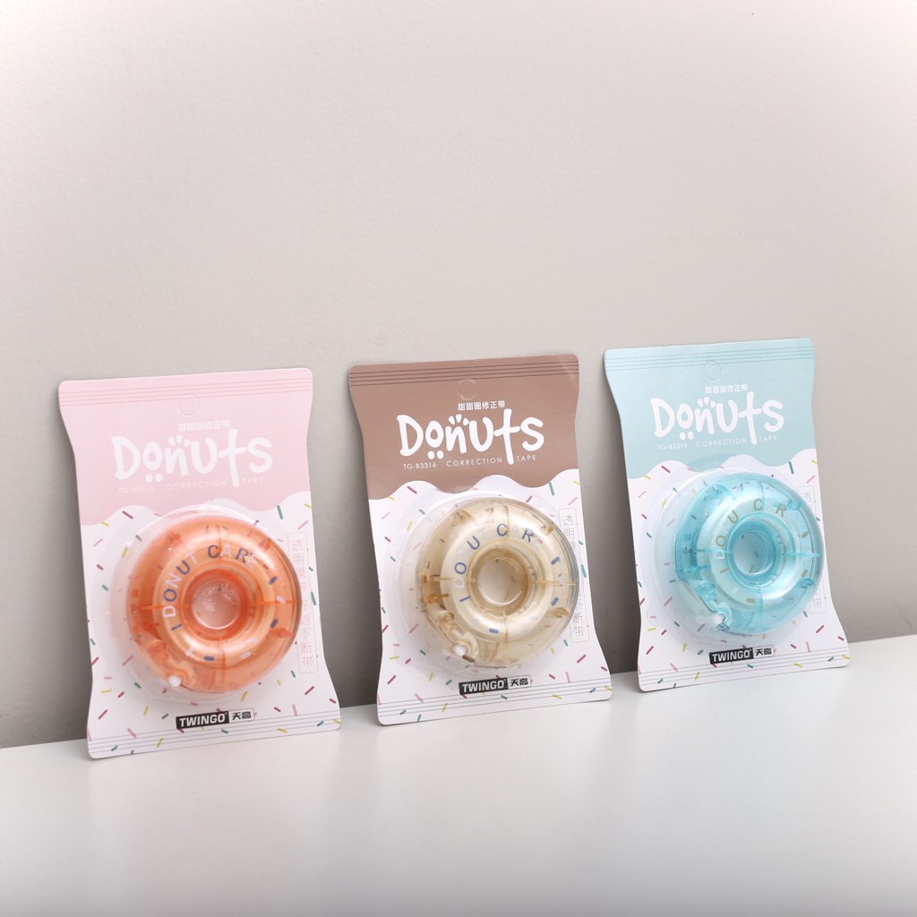 Bút xoá băng cao cấp hình donut dễ thương crabit