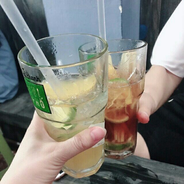 Combo Bộ 6 cốc trà chanh thủy tinh