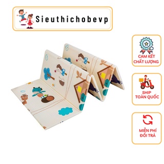 Thảm xốp XPE- thảm gấp gọn dễ vệ sinh chống trơn trượt cho bé