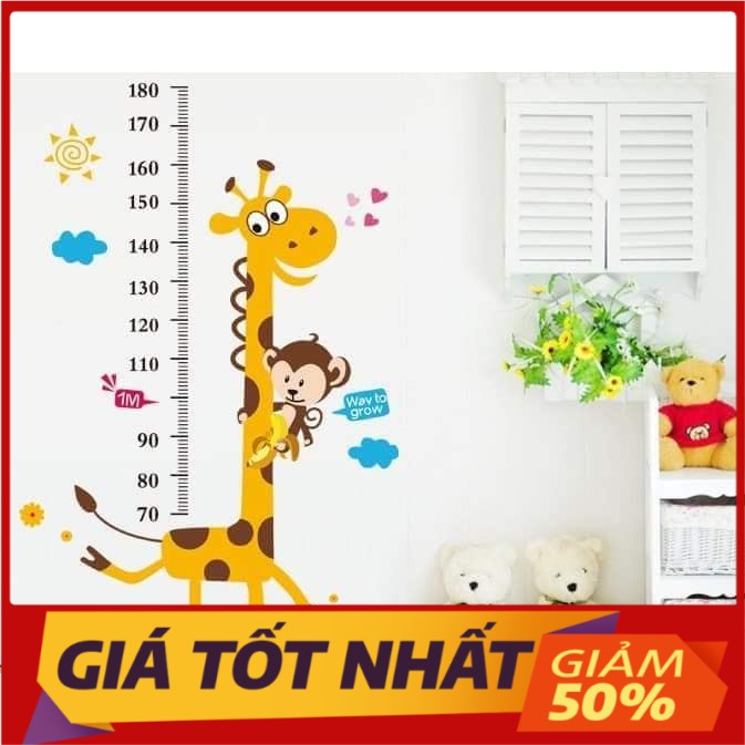 Decal thước đo chiều cao Hưu loại lớn