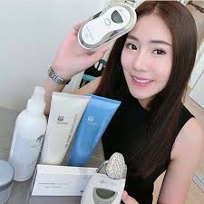 Máy massage bụng body Galvanic Body Spa Nuskin giúp giảm mỡ bụng, săn chắc da, chống rạn da, cải thiện tiêu hóa