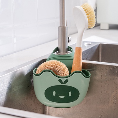 Giỏ đựng dụng cụ rửa chén, giỏ treo vòi nước cứng cáp cao cấp
