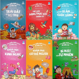 Sách Đinh Tị - Combo Những Kiến Thức Khoa Học Dễ Hiểu Sai (Bộ 6 cuốn)