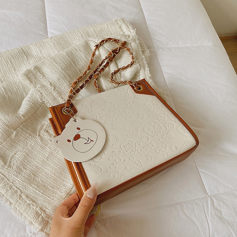 Túi đeo vai dung tích lớn thiết kế đơn giản thời trang mới