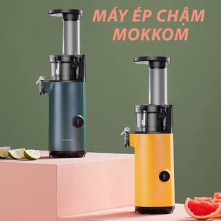 Máy ép chậm mini mokkom, ép siêu kiệt bã, cực gọn nhẹ và tiện lợi mang theo đi du lịch, may ep cham chính hãng