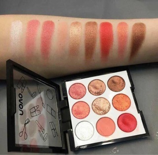 Phấn Mắt Novo 9 Ô Shimmer Eyeshedow
