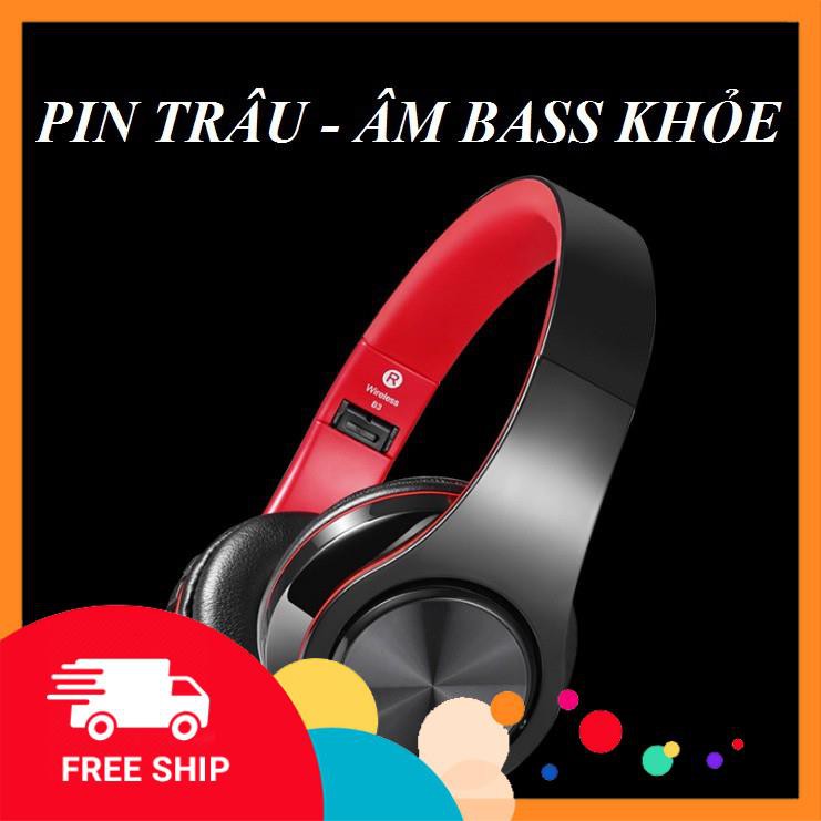 HOT Tai nghe Bluetooth chụp tai thể thao có micro B3 - HD TECH