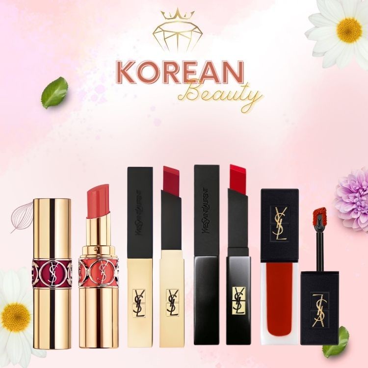 Son YSL Rouge Pur Couture The Slim, Son YSL Kem Velvet Cream, YSL Shine Đủ Bill Bao Check