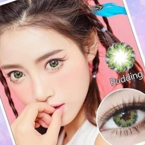 {Green lens}-Mẫu Kính áp tròng màu Xanh Lá