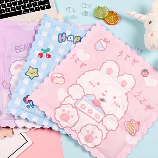 [Hàng mới về] Đệm nước mát bằng gel lót ngồi, lót máy tính - Đệm lót đa năng làm mát 35*35cm - #demnuoc