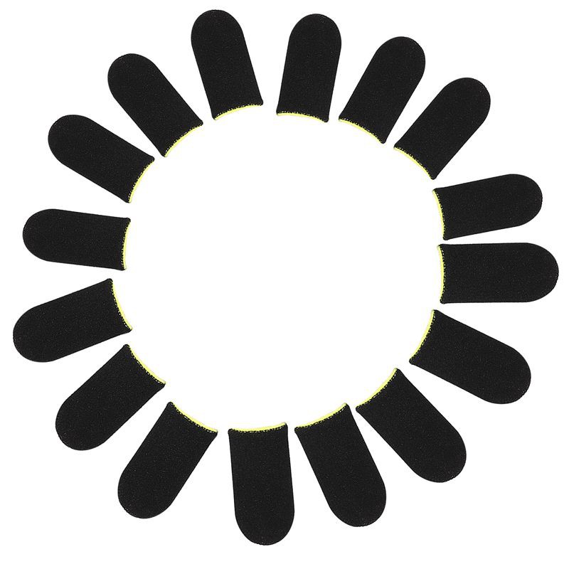 Bộ 16 găng đeo ngón tay chơi game PUBG bằng sợi carbon trên điện thoại tiện lợi 18-pin