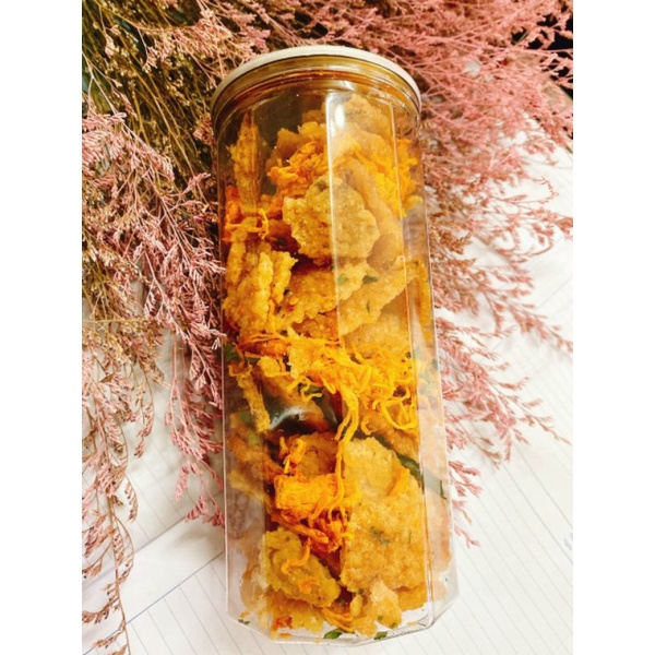 hủ pet-300gr cơm cháy lắc khô gà