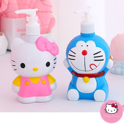 Bình chia dầu gội Hello Kitty, Doraemon KT117
