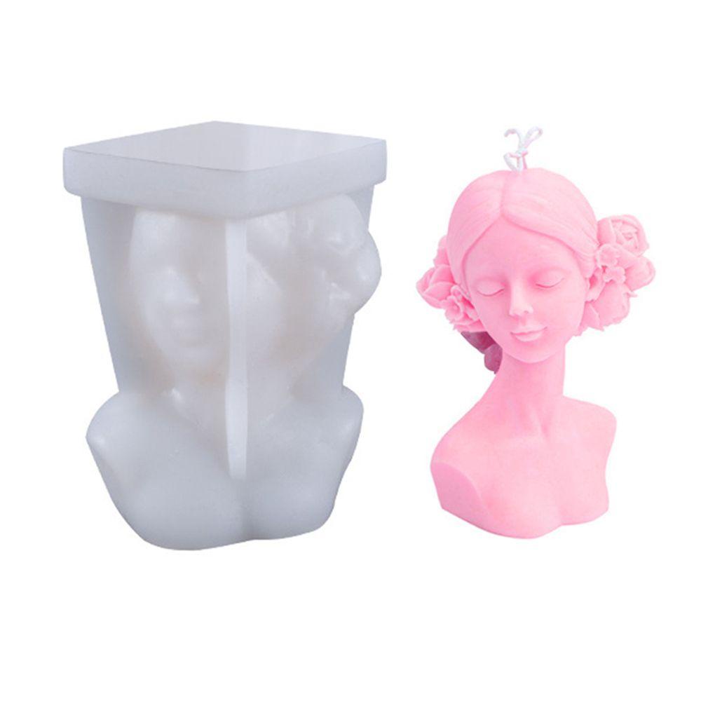 Khuôn Silicone Làm Nến Sáp Nghệ Thuật 3D DIY
