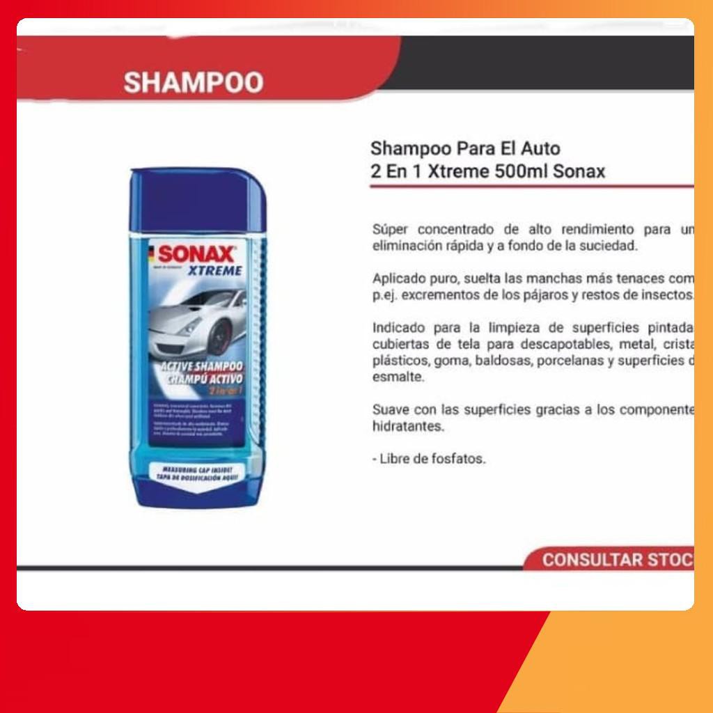 Nước Rửa  Xe Đậm Đặc Sonax Xtreme- Xà Phòng Rửa Xe Sonax Xtreme Active Shampoo 2:1 -Sonax 214200