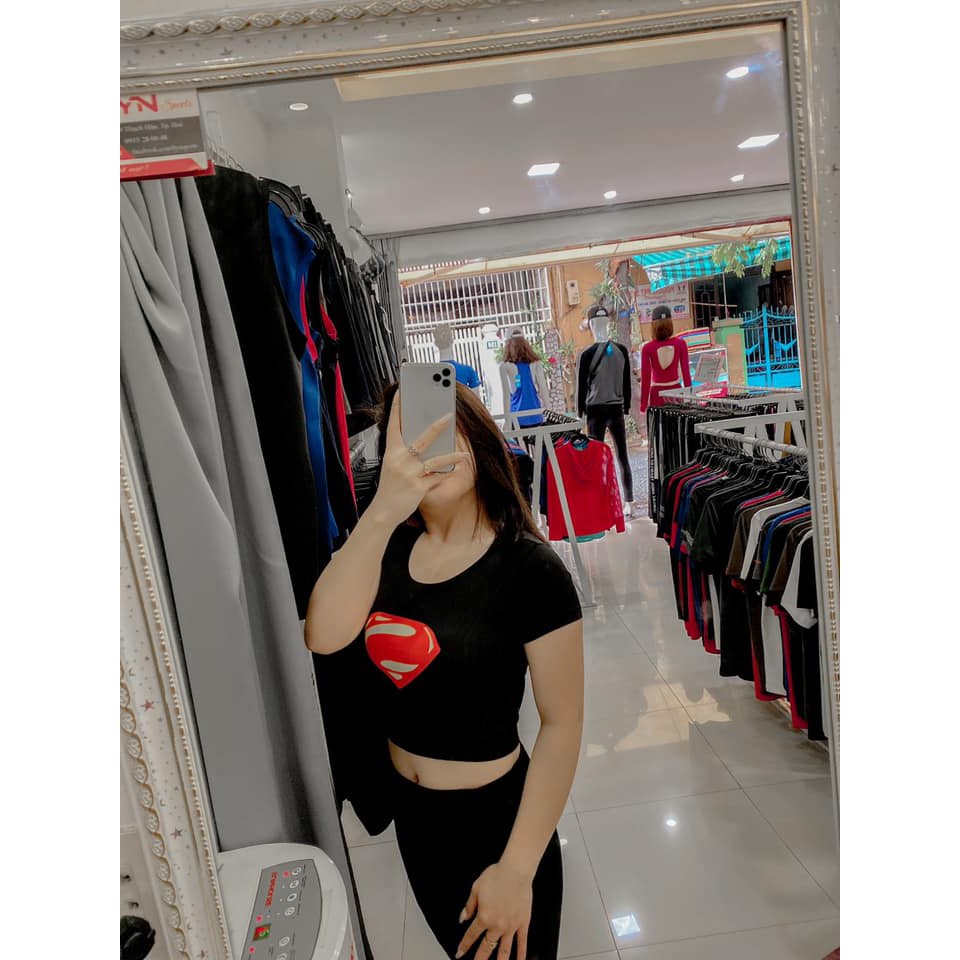 áo croptop tập nữ