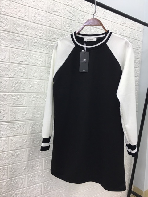 [ Mã FAMAYWA2 giảm 10K đơn 50K] Váy xuông phối tay sang chảnh đen | BigBuy360 - bigbuy360.vn