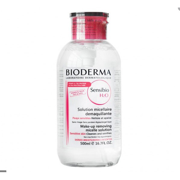 FREESHIP TOÀN QUỐC - Tẩy Trang Bioderma Senbio  Créaline 500ml chính hãng (Nắp Nhấn-Nắp Bật)