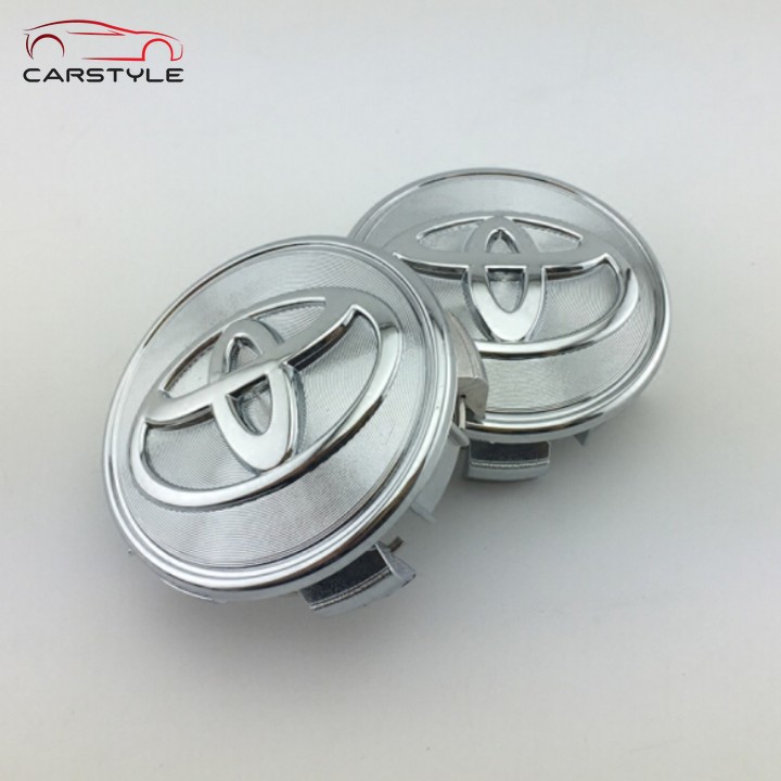 Logo-Chụp Mâm Xe-Chụp Vành Xe-Ô Tô-Cao Cấp-Toyota-62MM CHR atlis vios Logo Chụp Mâm Bánh Xe Ô Tô Toyota Đường Kính 62mm