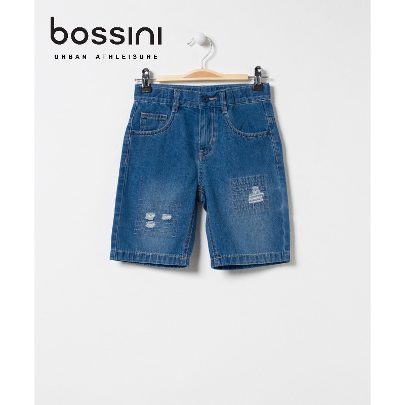 Quần short jeans bé trai Bossini 434204050