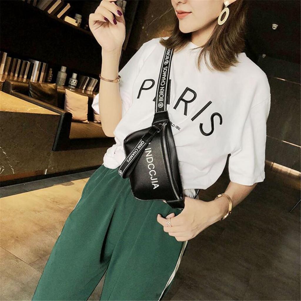 Túi da PU đeo chéo ngực thời trang cho nữ