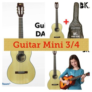 Guitar Classic mini Size  3/4 - Ghi ta dành cho trẻ em 5 - 12 tuổi
