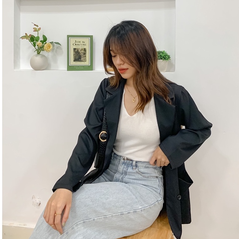 ÁO BLAZER NỮ TÚI ĐẮP - BL02