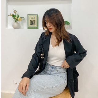 Áo blazer nữ túi đắp - bl02