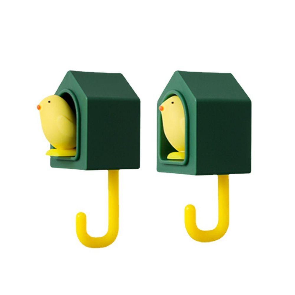CONOPERY Móc Treo Chìa Khóa Tự Dính Hình Chú Chim Hoạt Hình Đa Năng Sáng Tạo Cho Nhà