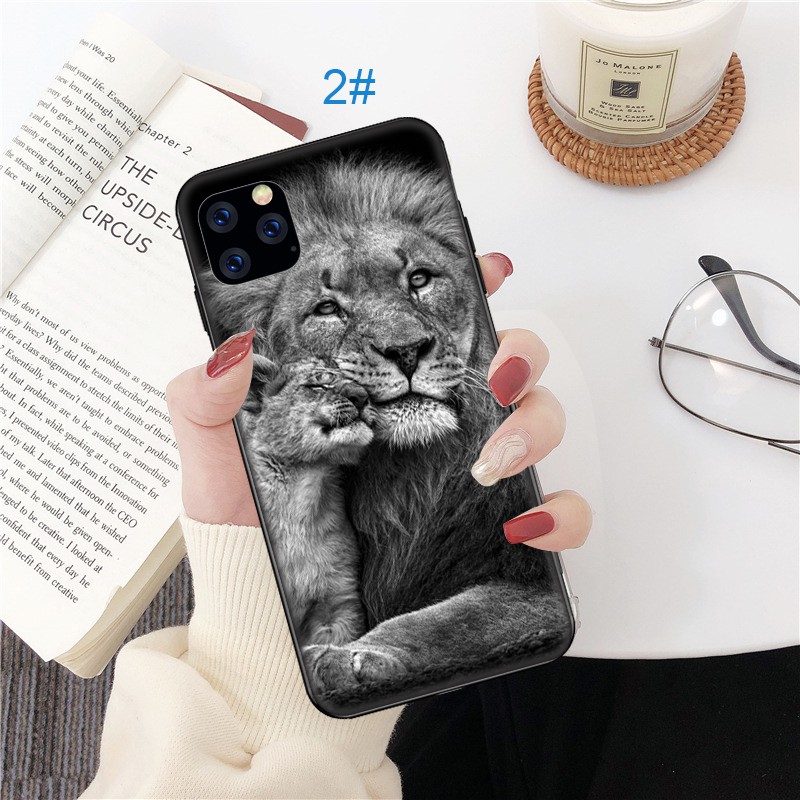 Ốp điện thoại hình hổ và sư tử nhiều kiểu sáng tạo thích hợp cho Iphone 5 5s Se 6 6S 7 8 Plus X XR Xs Max