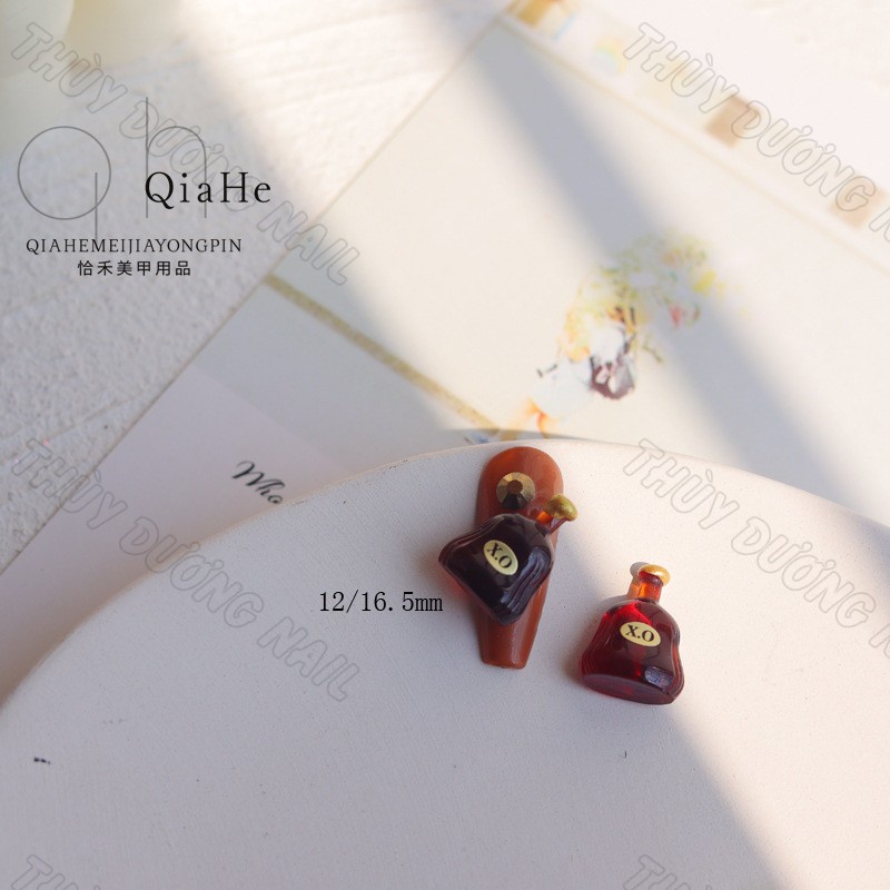 Set 10 viên charm nhựa trang trí móng, chuyên dùng làm nail