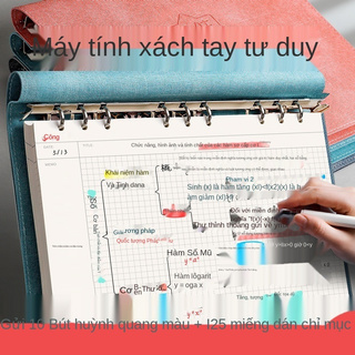 Sổ tay sơ đồ tư duy với mẫu A4 khổ lớn da mềm Cornell đại học đơn giản phương pháp kiểm tra đầu vào dành cho sinh đặc bi