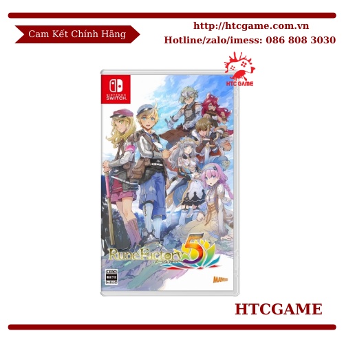 Thẻ game Rune Factory 5 dành cho Nintendo Switch