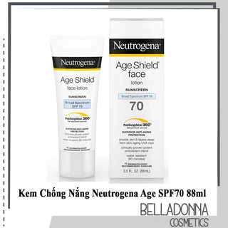 Kem Chống Nắng Neutrogena Age Shield Face Lotion Sunscreen SPF70 88ml