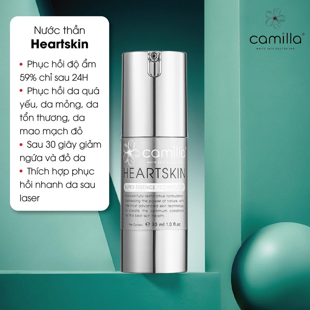 Nước thần dưỡng ẩm siêu cấp ẩm Heartskin phục hồi da chuyên sâu mỹ phẩm CAMILLA | BigBuy360 - bigbuy360.vn